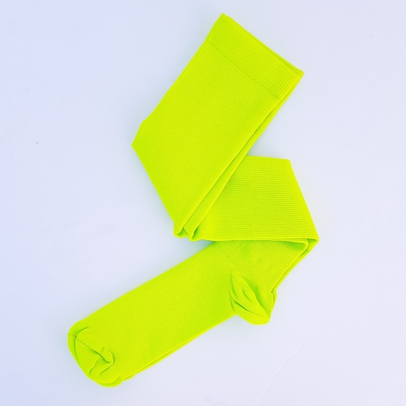 Other - NEON LIME ATHLETIC SOCKS